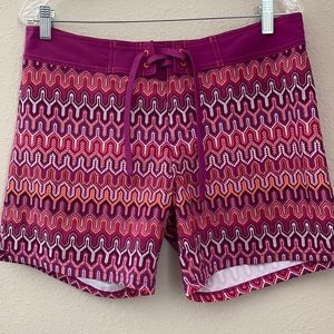 Prana Makenna Board Shorts Fuchsia Size: M